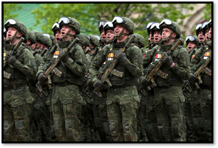 Russian troops